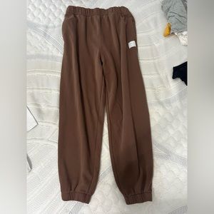 Hollister brown sweatpants